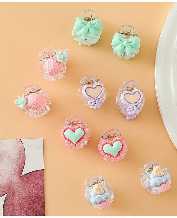 Babyhug Hair Pins And Clips Free Size - Pink