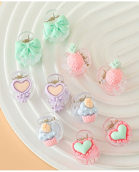 Babyhug Hair Pins And Clips Free Size - Pink