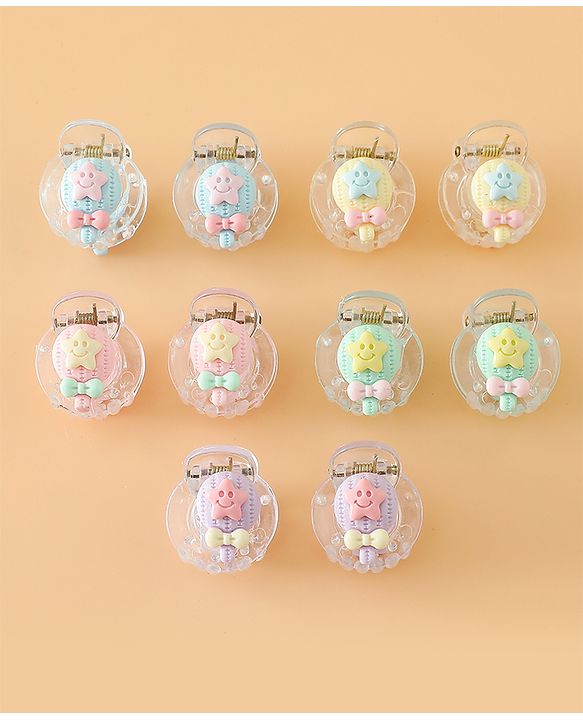 Babyhug Hair Pins And Clips Free Size - Pink