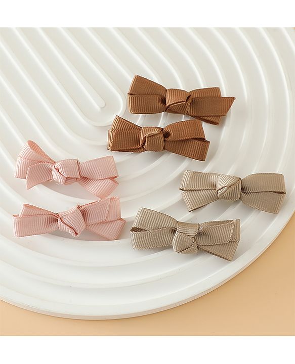 Babyhug Hair Pins And Clips Free Size - Brown