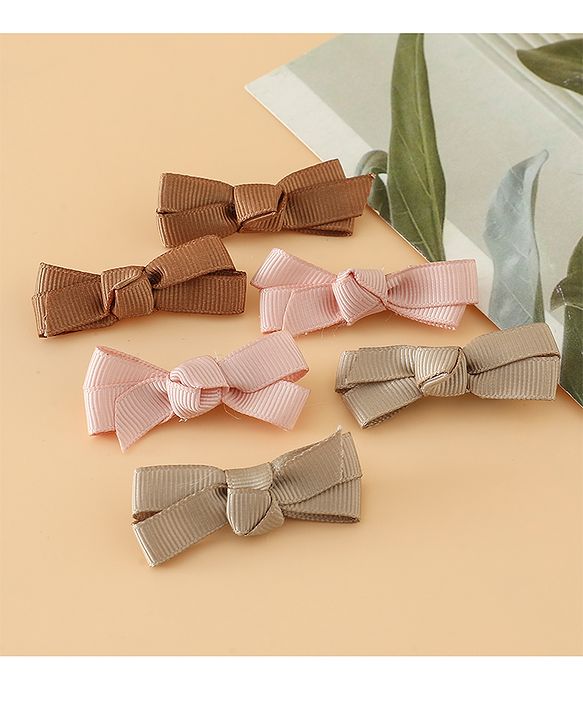 Babyhug Hair Pins And Clips Free Size - Brown
