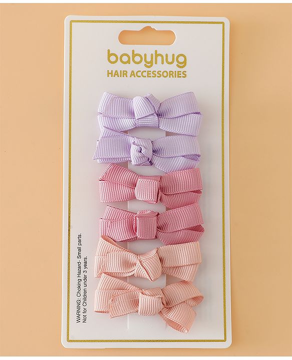 Babyhug Hair Pins And Clips Free Size - Brown
