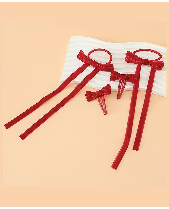 Babyhug Hair Pins And Clips Free Size - Red