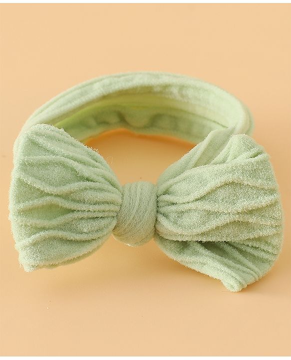 Pine Kids Free Size Hair Rubber Bands With Bow Applique Pack of 6 - Multicolor