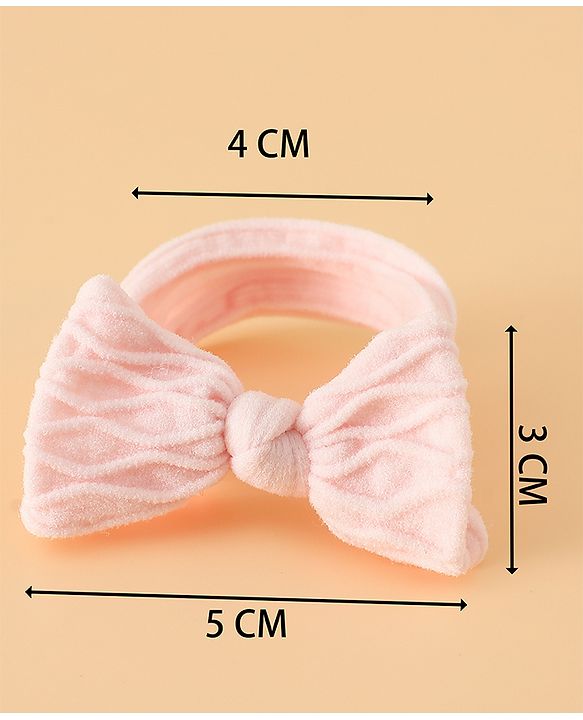 Pine Kids Free Size Hair Rubber Bands With Bow Applique Pack of 6 - Multicolor
