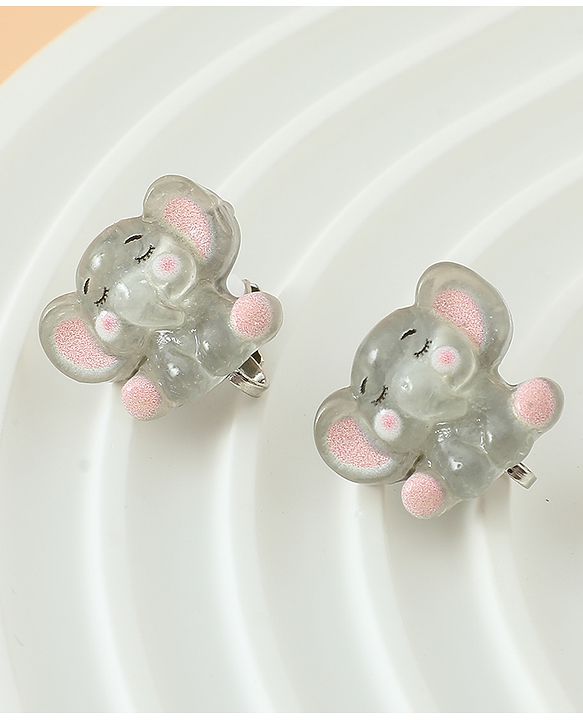 Babyhug Earrings Multicolor Free Size Girl Pair of 6 - Pink & Puprle