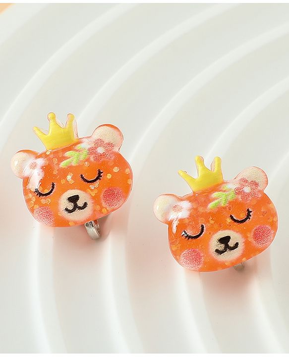 Babyhug Earrings Multicolor Free Size Girl Pair of 6 - Pink & Puprle