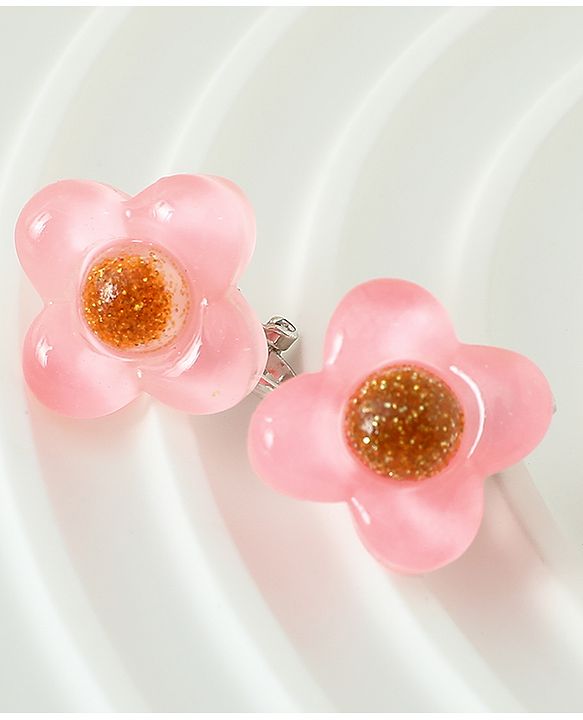 Babyhug Earrings Multicolor Free Size Girl Pair of 6 - Pink & Puprle