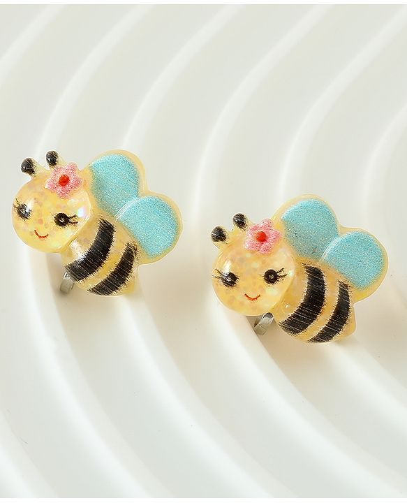 Babyhug Earrings Multicolor Free Size Girl Pair of 6 - Pink & Puprle