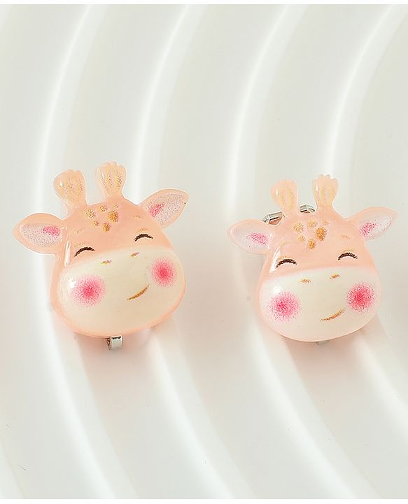 Babyhug Earrings Multicolor Free Size Girl Pair of 6 - Pink & Puprle