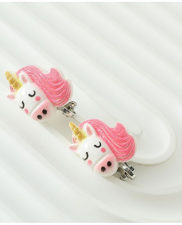 Babyhug Earrings Multicolor Free Size Girl Pair of 6 - Pink & White