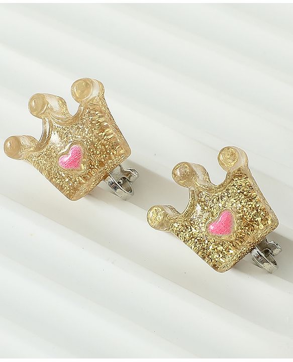 Babyhug Earrings Multicolor Free Size Girl Pair of 6 - Pink & White