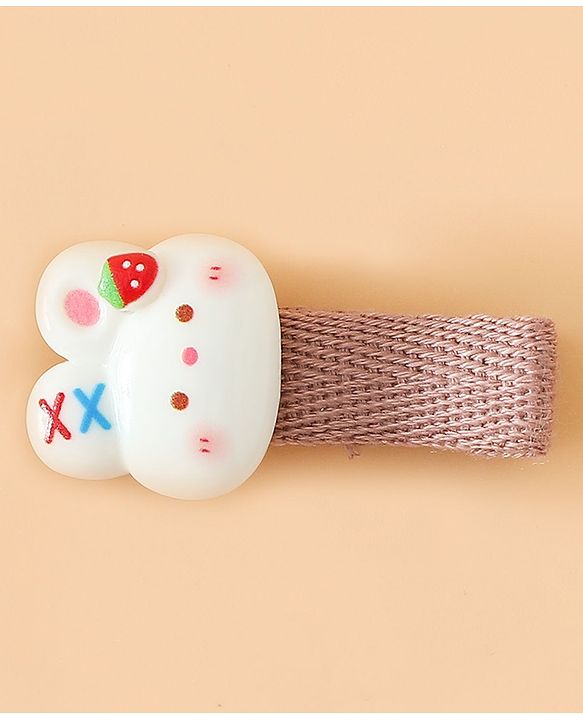Babyhug Hair Pins And Clips Pack of 5 Free Size - Brown