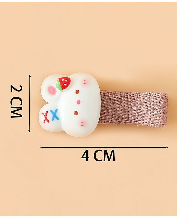 Babyhug Hair Pins And Clips Pack of 5 Free Size - Brown