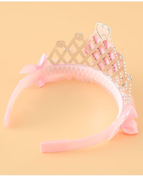 Babyhug Free Size Tiara Hair Bands - Pink