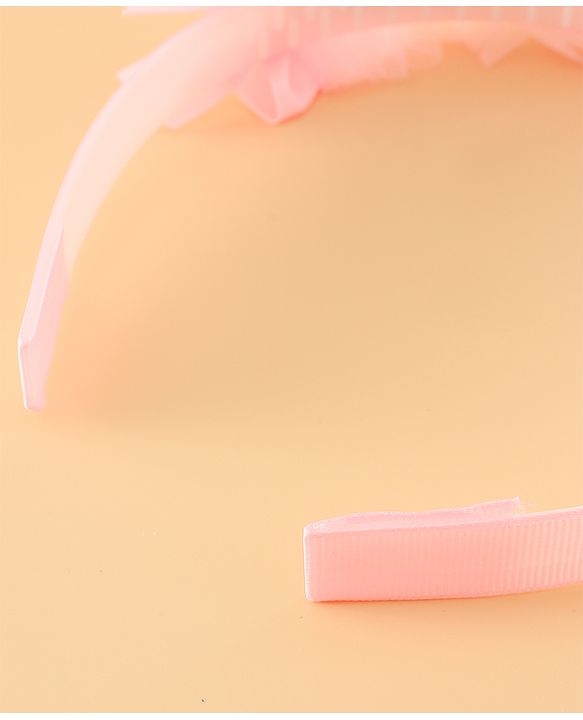 Babyhug Free Size Tiara Hair Bands - Pink