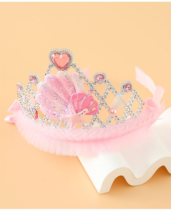 Babyhug Free Size Tiara Hair Bands - Pink