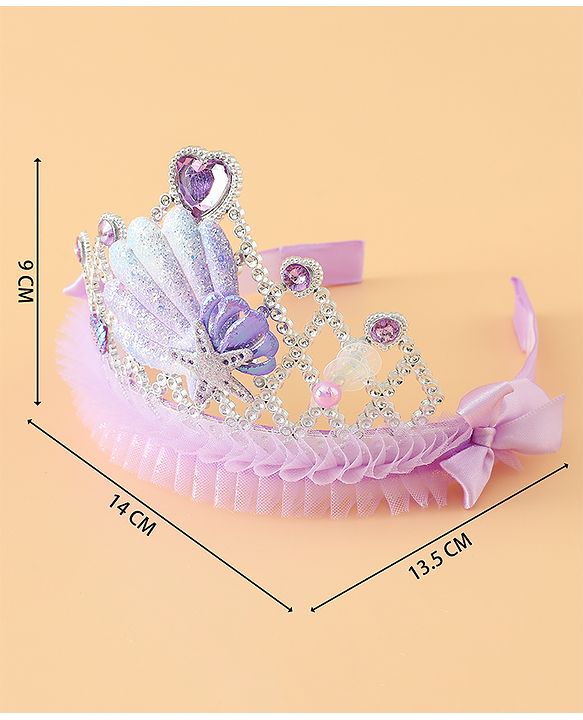 Babyhug Free Size Tiara Hair Bands - Pink