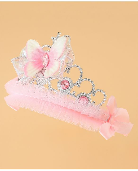 Babyhug Free Size Hair Bands with Butterfly Applique - Purple