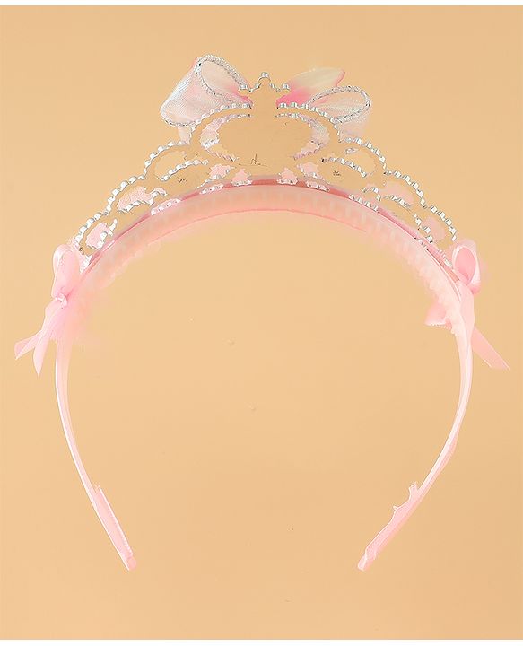 Babyhug Free Size Hair Bands with Butterfly Applique - Purple
