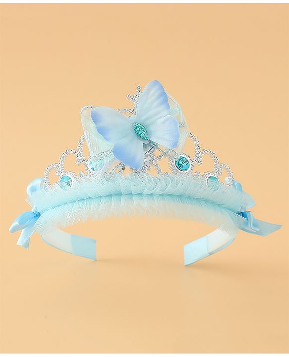 Babyhug Free Size Hair Bands with Butterfly Applique - Purple