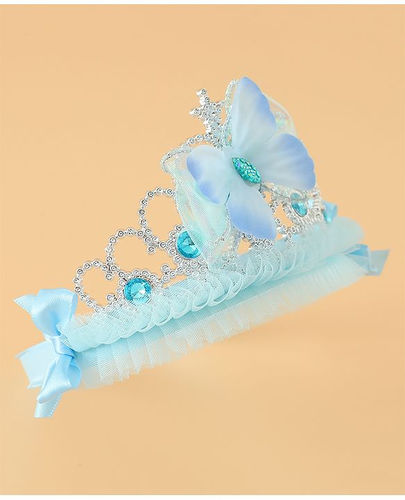 Babyhug Free Size Hair Bands with Butterfly Applique - Purple