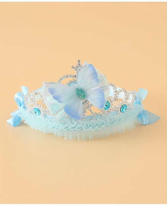 Babyhug Free Size Hair Bands with Butterfly Applique - Purple