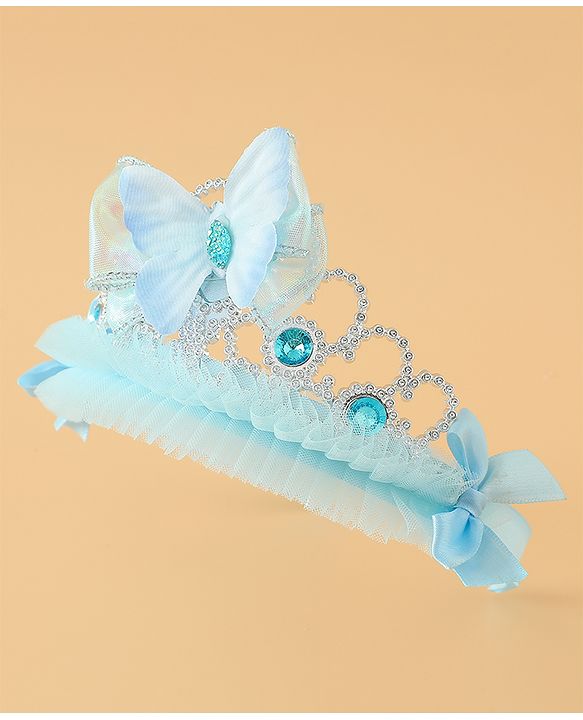 Babyhug Free Size Hair Bands with Butterfly Applique - Purple