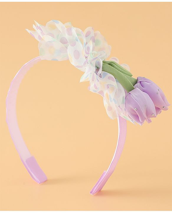Babyhug Free Size Hair Bands - Purple