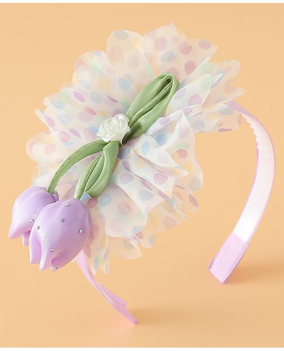 Babyhug Free Size Hair Bands - Purple