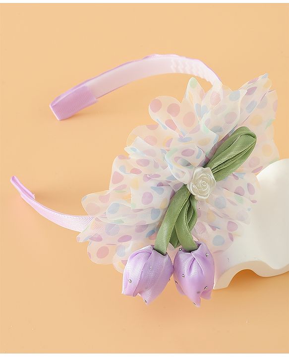 Babyhug Free Size Hair Bands - Purple