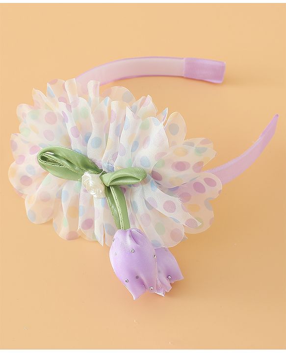 Babyhug Free Size Hair Bands - Purple