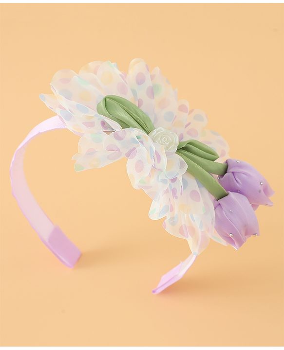 Babyhug Free Size Hair Bands - Purple