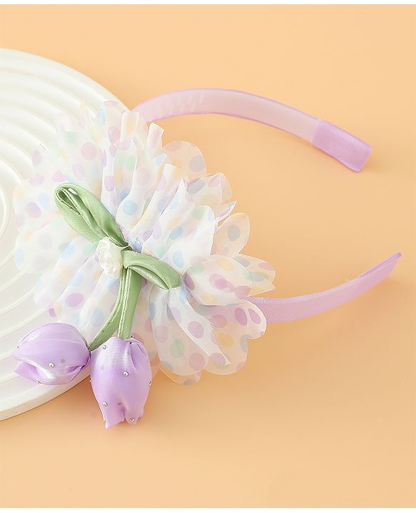 Babyhug Free Size Hair Bands - Purple