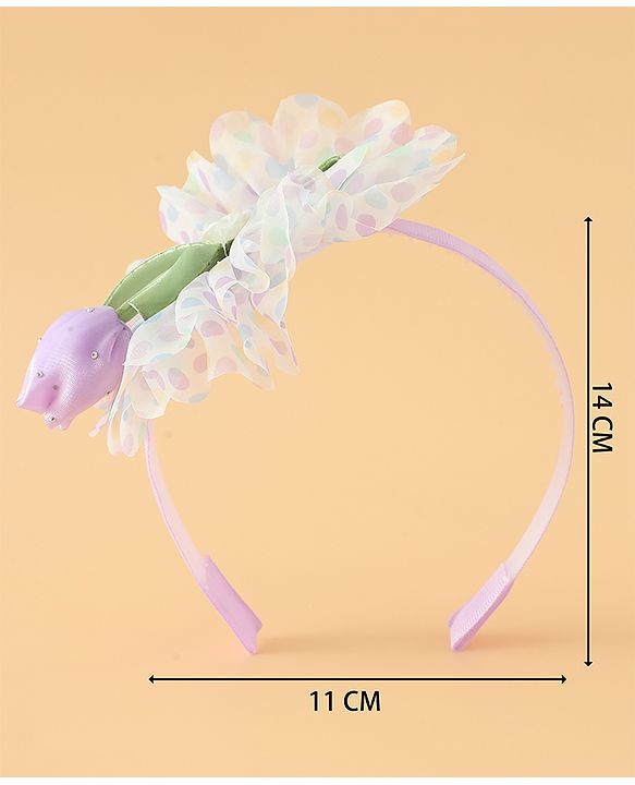 Babyhug Free Size Hair Bands - Purple