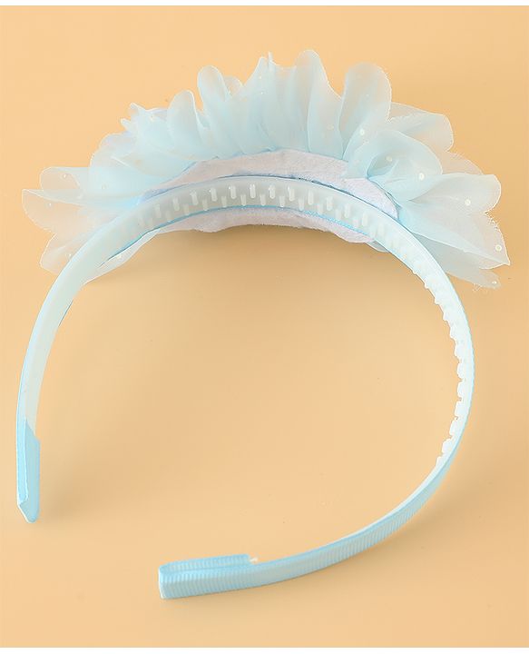 Babyhug Free Size Hair Bands With Floral Applique - Pink