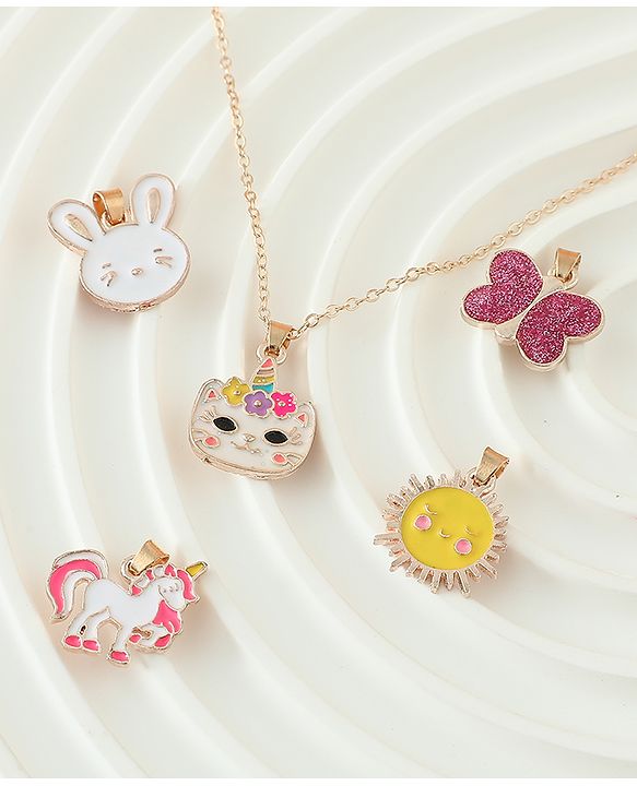 Babyhug Necklace Multicolor Free Size - Red ,Yellow