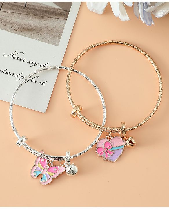 Babyhug Bracelets & Bangles Gold&Silver Free Size For Girl