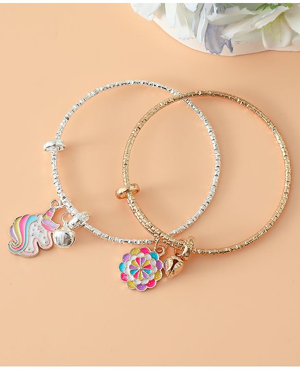 Babyhug Bracelets & Bangles Gold&Silver Free Size For Girl