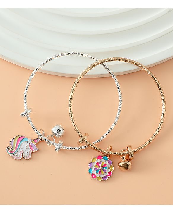 Babyhug Bracelets & Bangles Gold&Silver Free Size For Girl