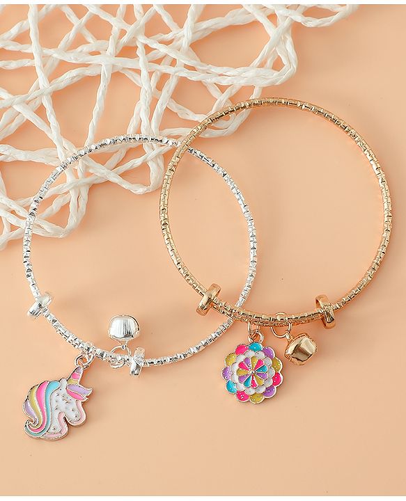 Babyhug Bracelets & Bangles Gold&Silver Free Size For Girl