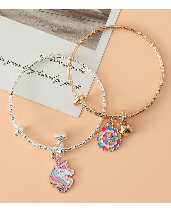 Babyhug Bracelets & Bangles Gold&Silver Free Size For Girl
