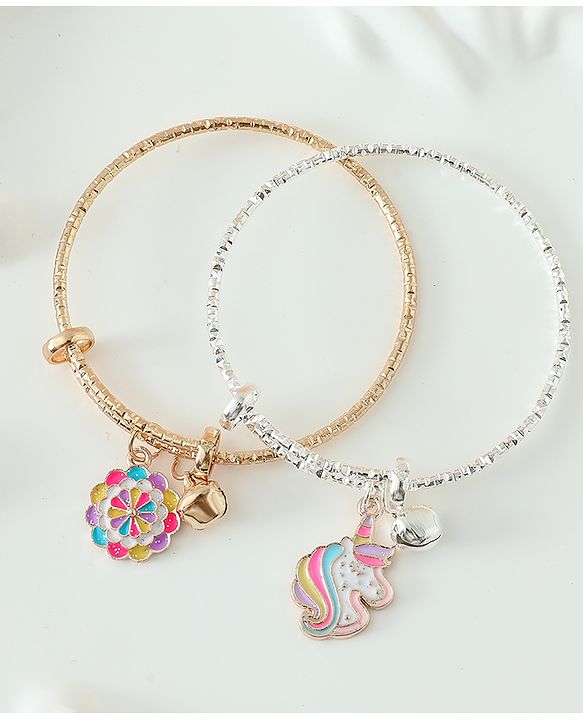 Babyhug Bracelets & Bangles Gold&Silver Free Size For Girl