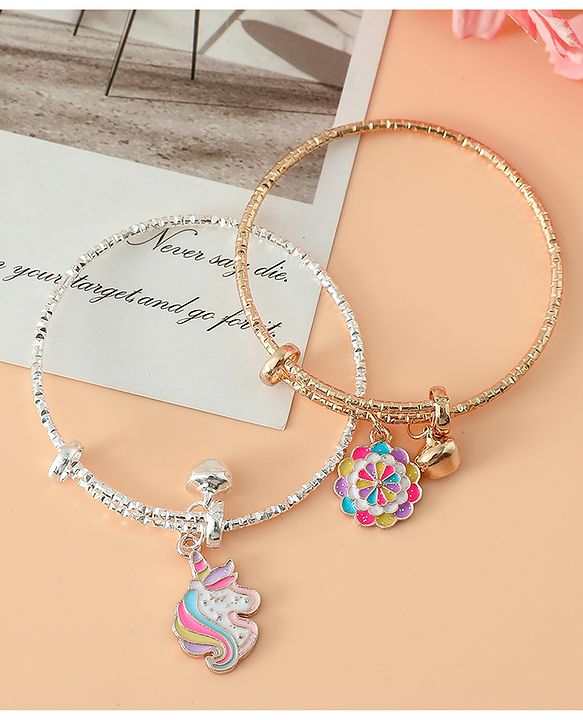 Babyhug Bracelets & Bangles Gold&Silver Free Size For Girl