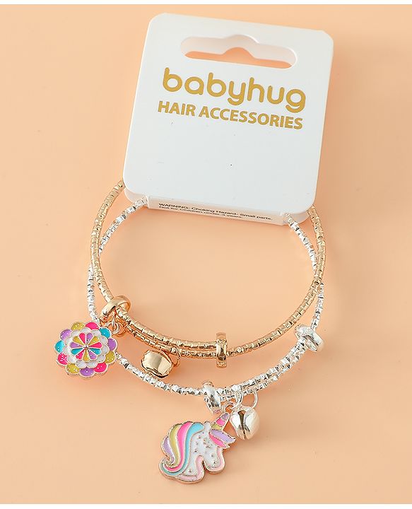 Babyhug Bracelets & Bangles Gold&Silver Free Size For Girl