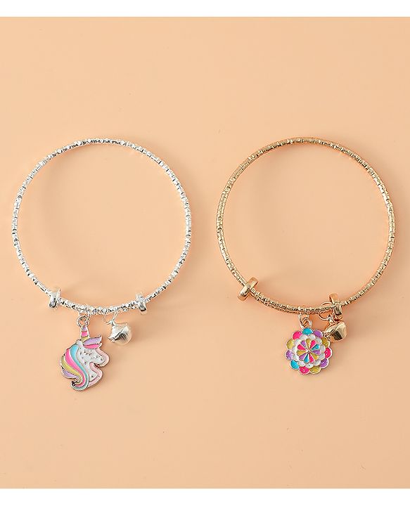 Babyhug Bracelets & Bangles Gold&Silver Free Size For Girl