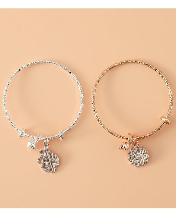 Babyhug Bracelets & Bangles Gold&Silver Free Size For Girl