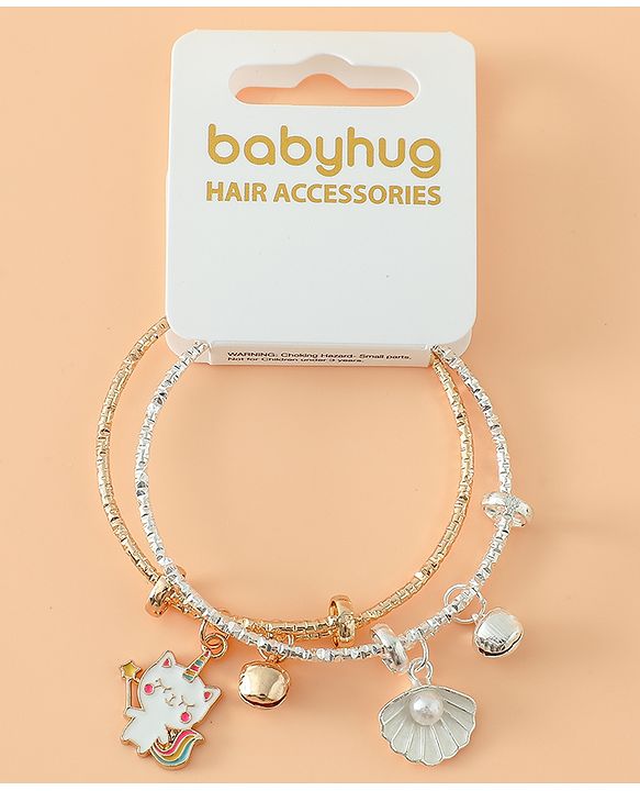 Babyhug Bracelets & Bangles Gold&Silver Free Size Girl