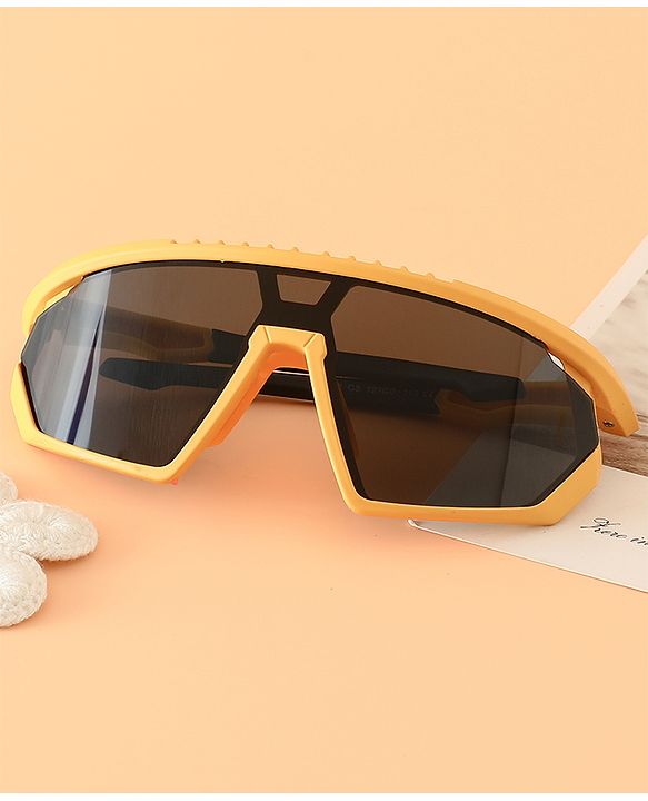 Pine Kids 13.5 cm Baby Sunglasses Lightweight Frame Boy - Yellow