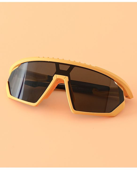 Pine Kids 13.5 cm Baby Sunglasses Lightweight Frame Boy - Yellow